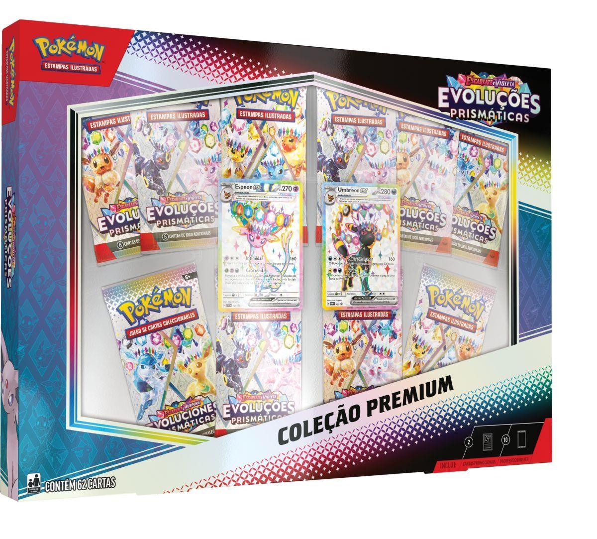 Imagem do BOX POKEMON COLEÇÃO PREMIUM EV8.5 EVOLUÇÕES PRISMÁTICAS
