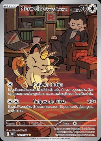 Imagem do Meowth da Equipe Rocket